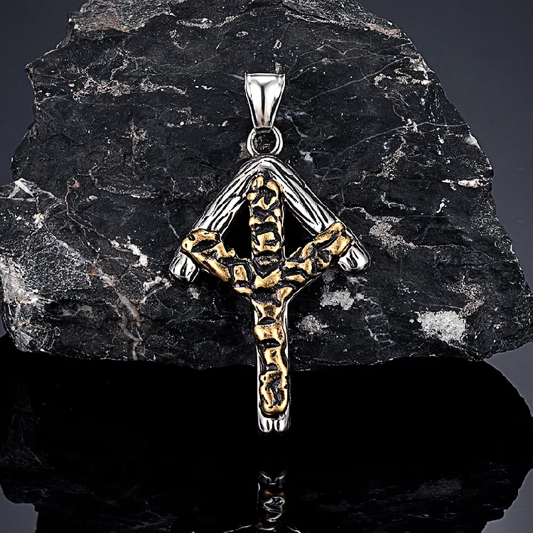 Viking Symbol Stainless Steel Necklace