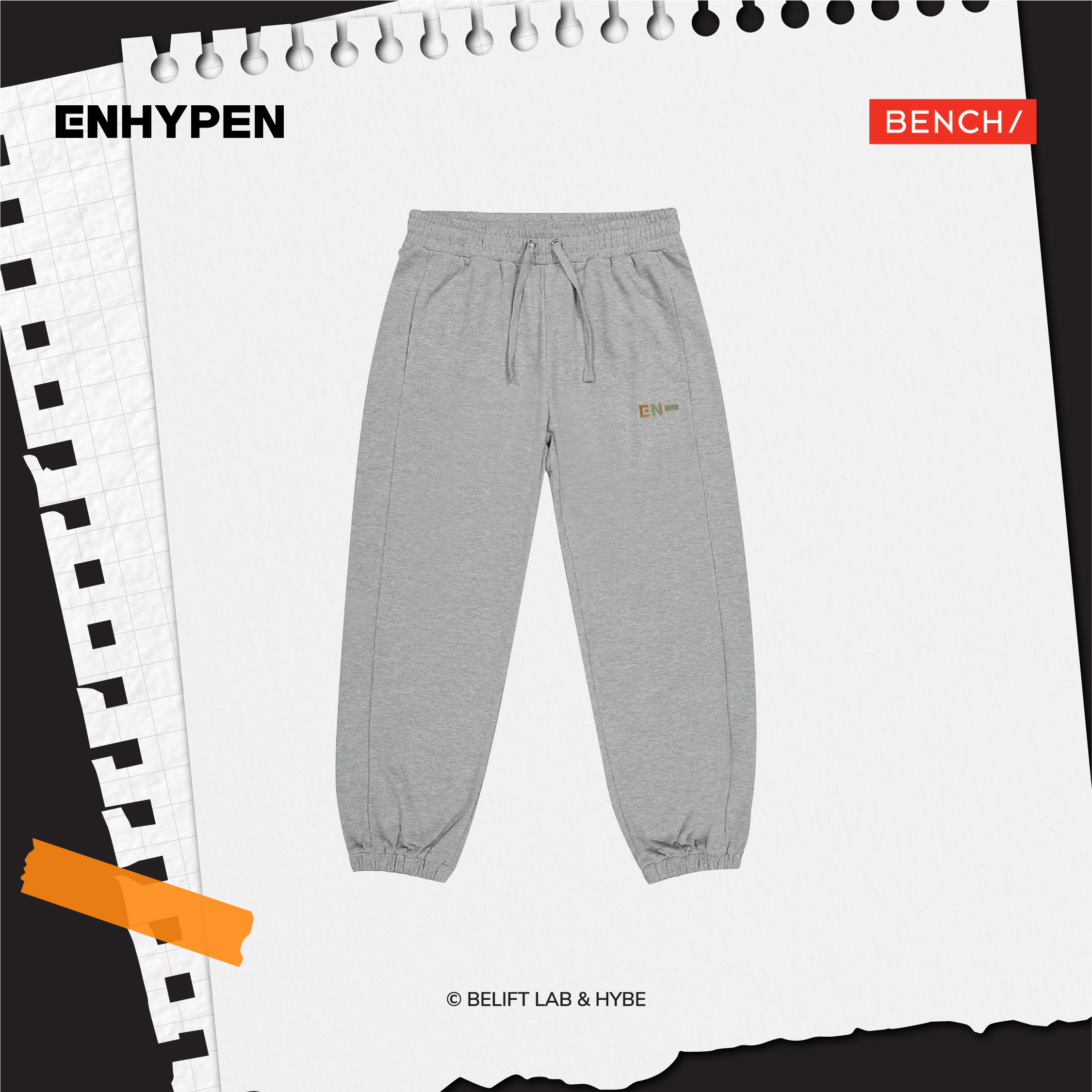 ENHYPEN Collaboration Special Collection Logo Jogging Pants