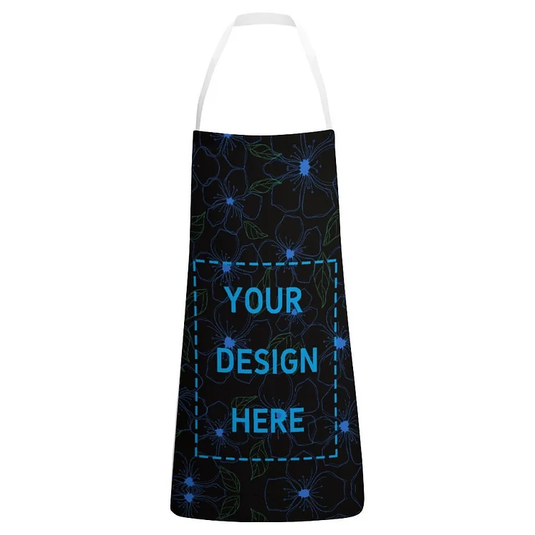 Personalized Waterdrop Resistant Bib Apron Chef Aprons for Kitchen