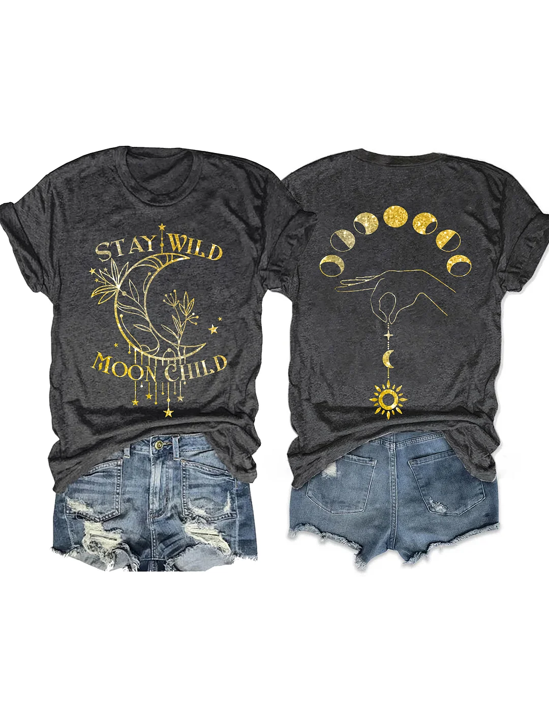 Sparkle Stay Wild Moon Child T-shirt