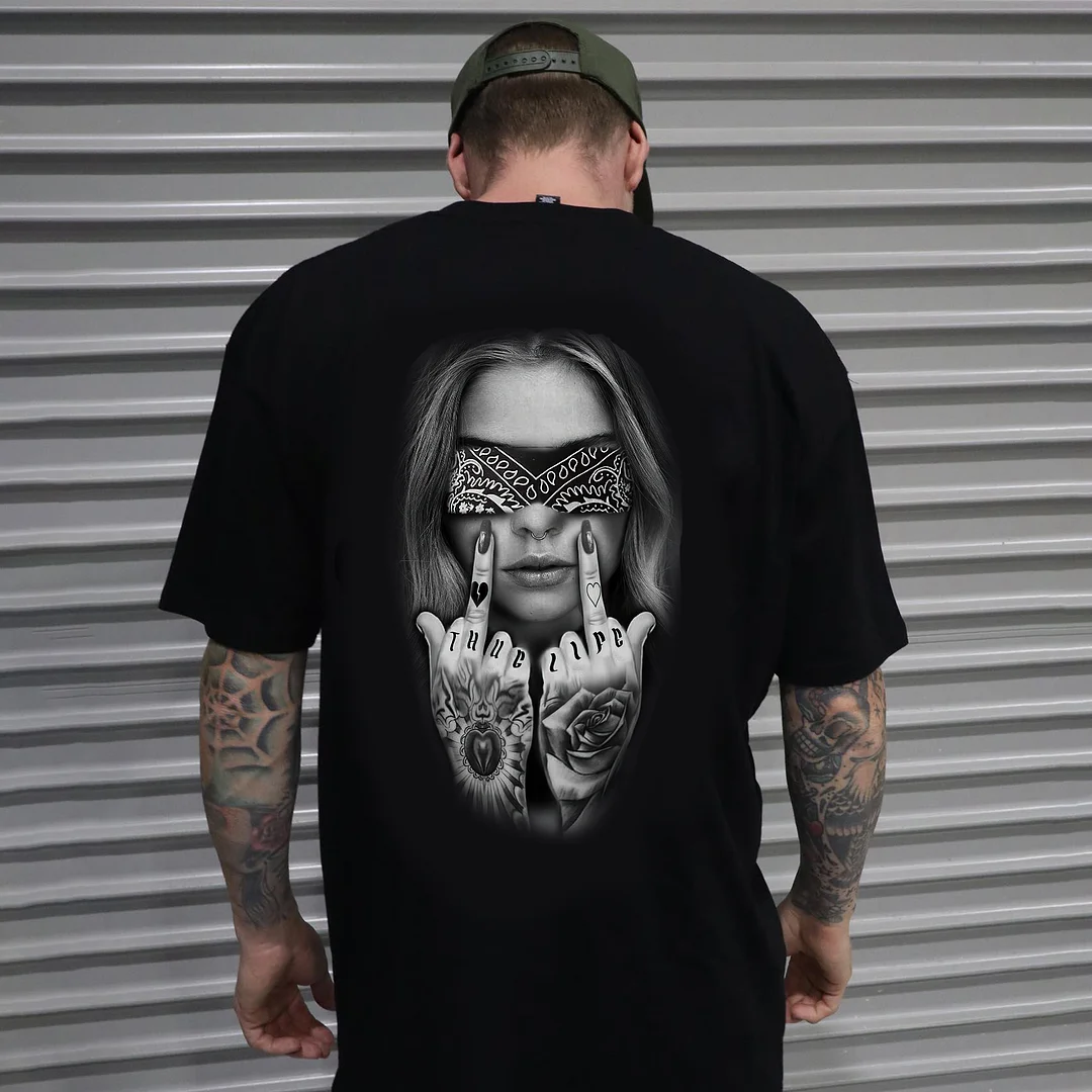 Thug Life Printed Men's T-shirt -  