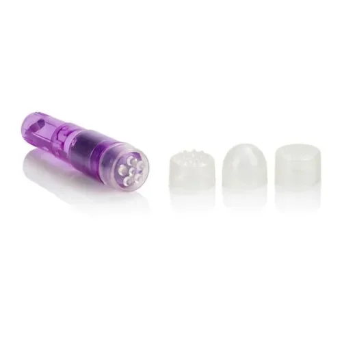 pornhint Pornhint Berman W/P Ultimately Powerful Vibrating Silicone Massager With 4 Caps, New