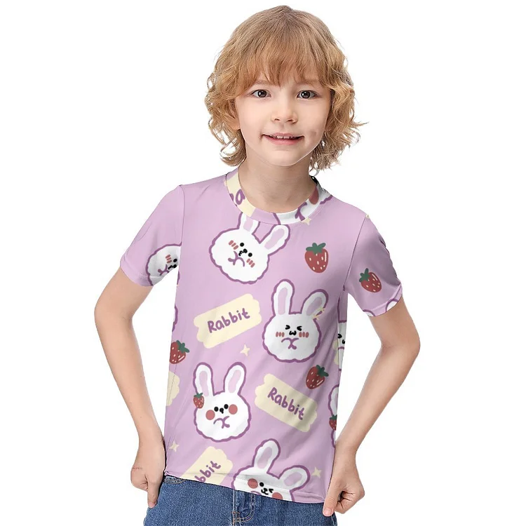 Personalized Children's All Over Print Short Sleeve T-Shirt