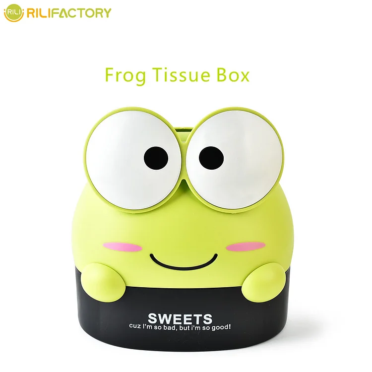 Cartoon Frog Tissue Box - L Rilifactory