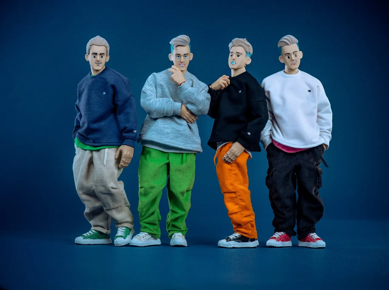 trickyMan12 1/6 Scale Trendy figure set 202408a & 202409b