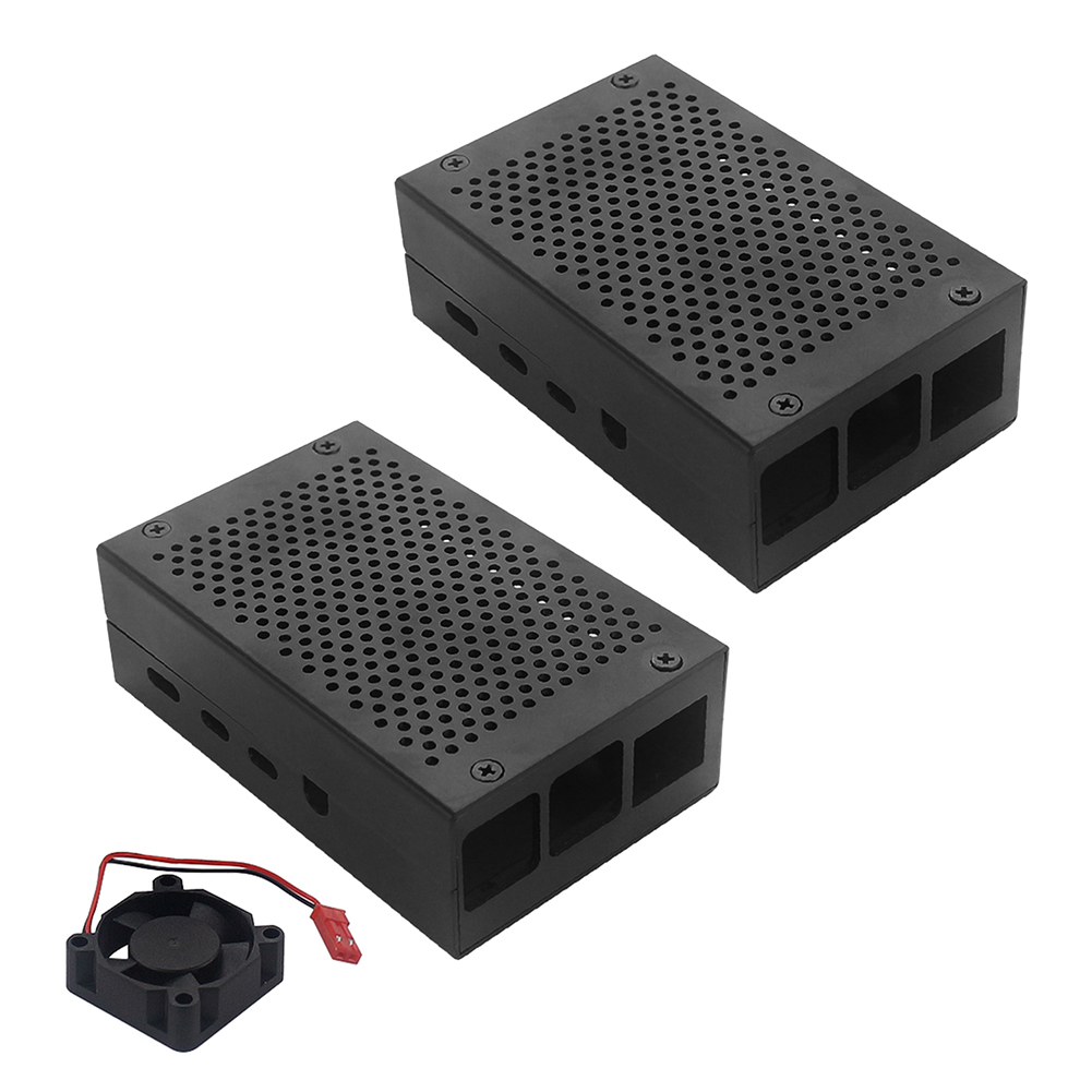 Aluminum Alloy Enclosure Case with Cooling Fan Heatsink for Raspberry Pi 4B, 501 Original
Aluminum Alloy Enclosure Case with Cooling Fan Heatsink for Raspberry Pi 4B, 501 Original