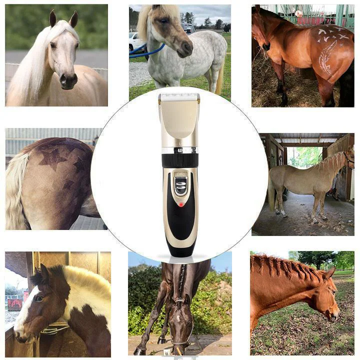 Pet's Favorite - Low Noise Horse Cordless Clipper Kit