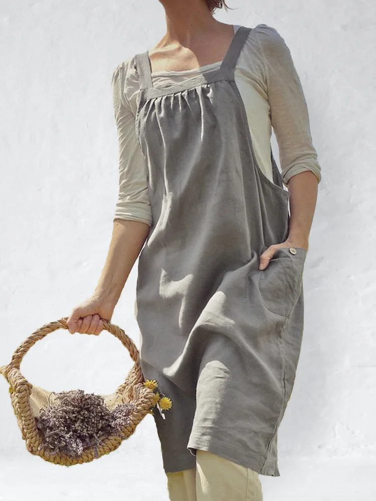 Vintage Cottagecore Pleated Apron
