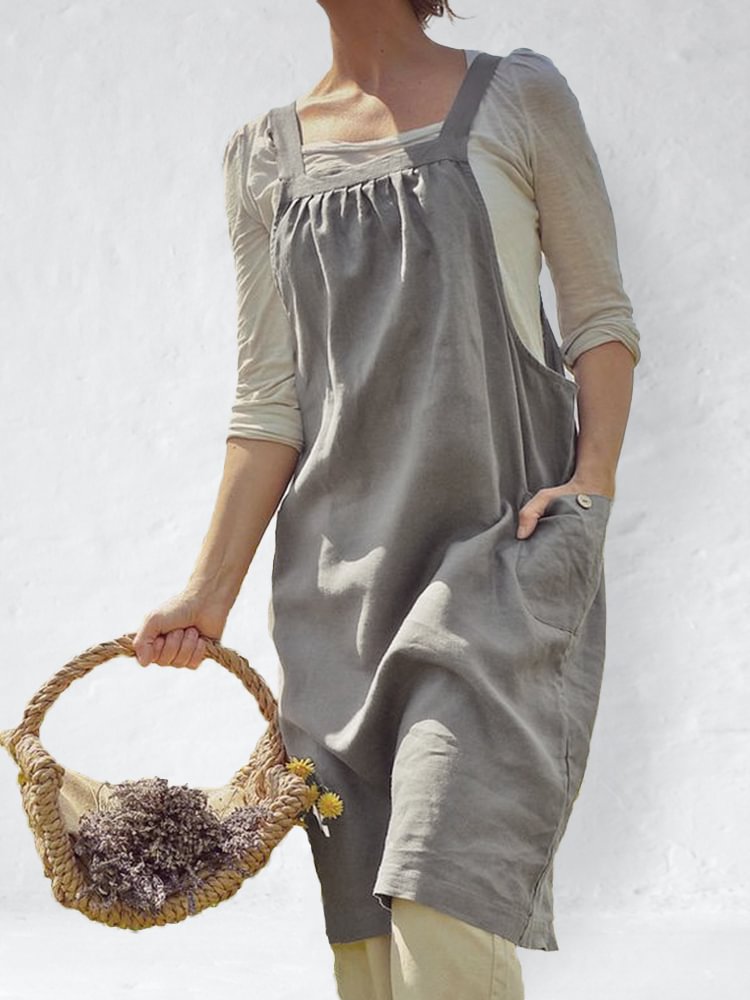 Vintage Cottagecore Pleated Apron
