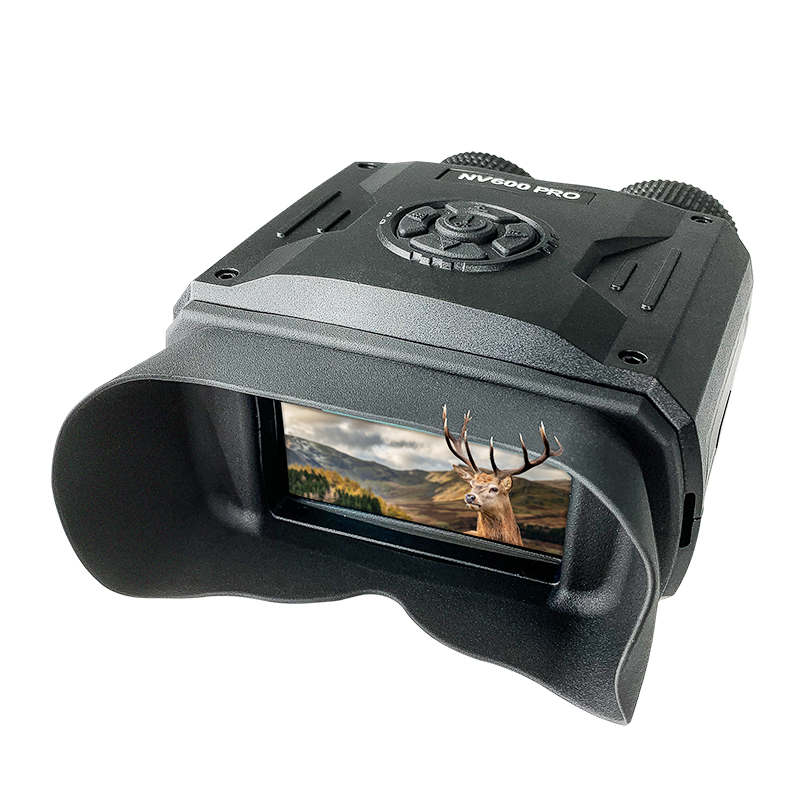 BekinTek Night Vision Binoculars Rechargeable Telescope Infrared Goggles Full Dark Observing 9x IR 5x Optics Magnification 8x Digital Zoom 3.5 Inches HD Screen 1080P Video 10M Photo with 16G TF Card Support PC Control