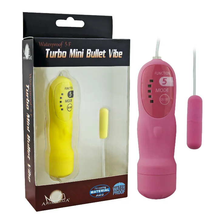 5 Frequency Waterproof Mini Egg Female Vibrating Masturbator - Rose Toy