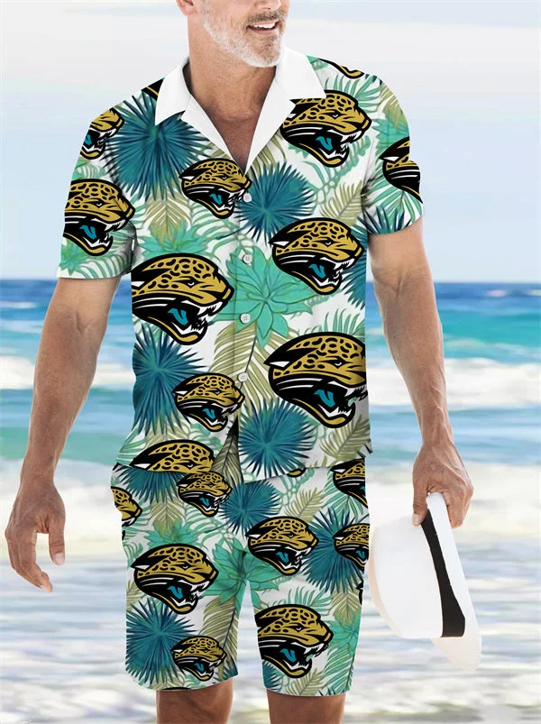 Jacksonville Jaguars
Limited Edition Hawaiian Shirt And Shorts Two-Piece Suits