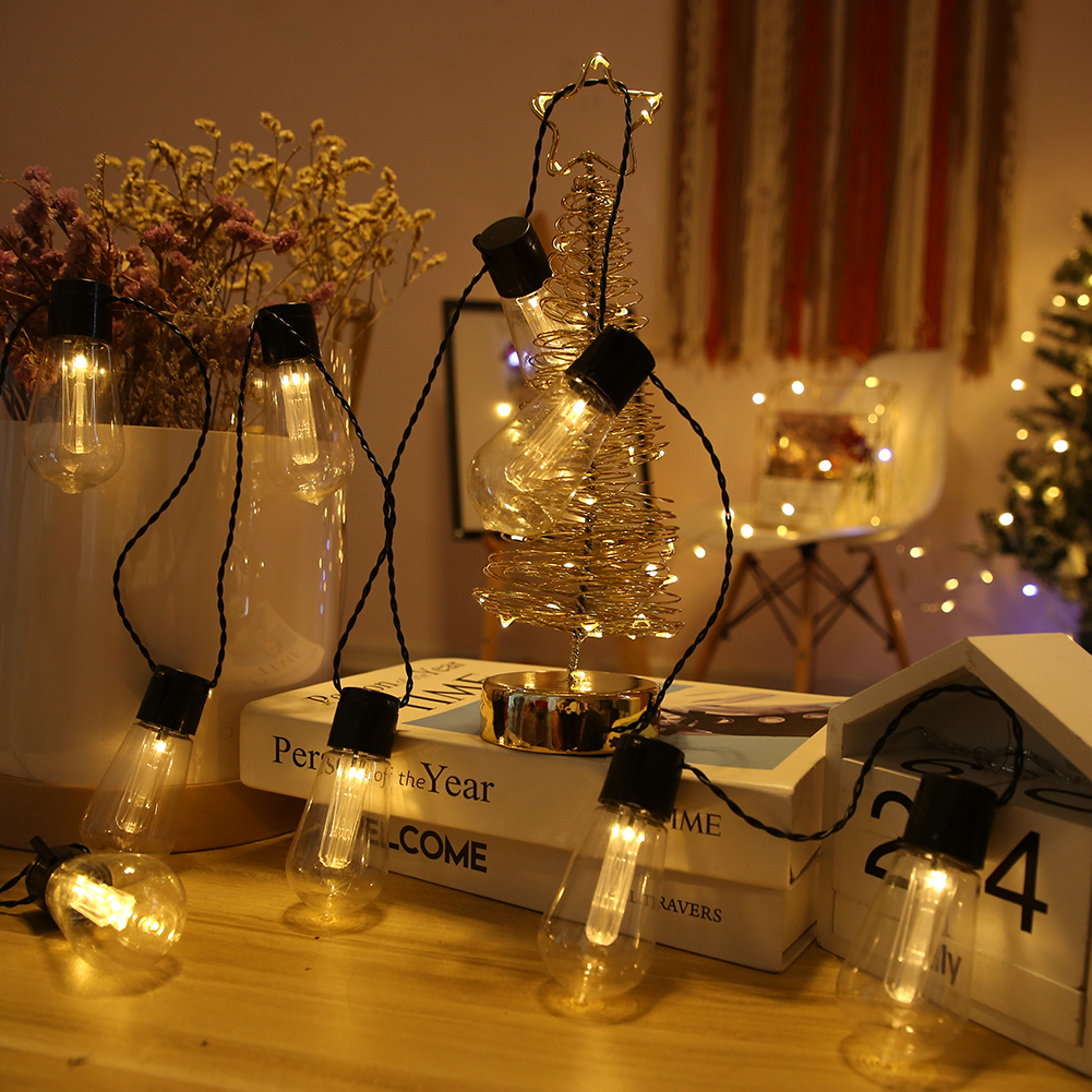 LED Solar String Light Glass Plastic Bulb Fairy Lamp Outdoor Garden Decor, 10led, 501 Original
LED Solar String Light Glass Plastic Bulb Fairy Lamp Outdoor Garden Decor, 10led, 501 Original