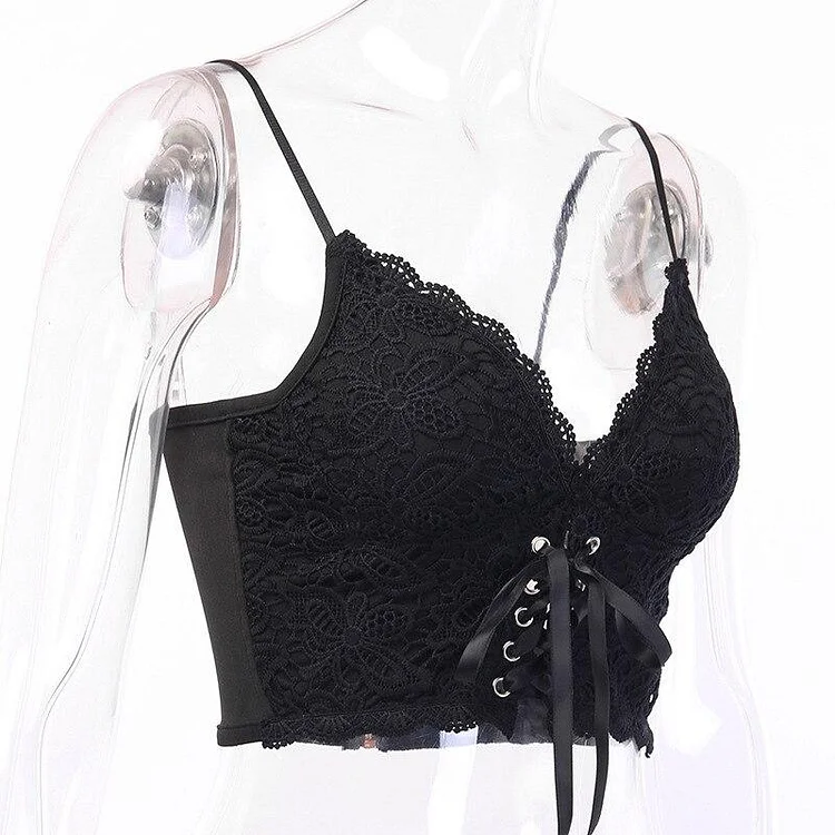 AESTHETIC VINTAGE EGIRL CROP TOP V176