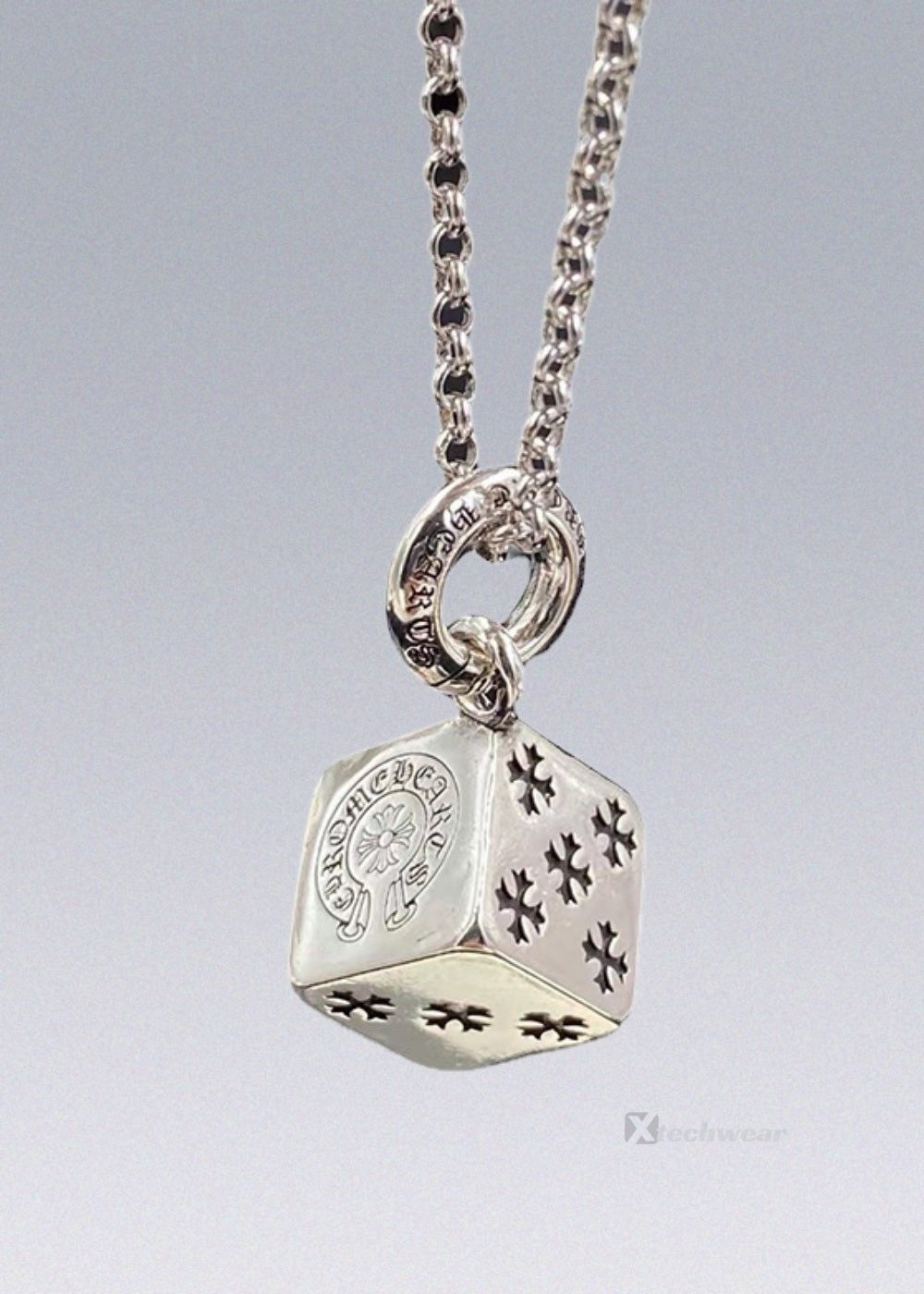 Cross Dice Necklace - X