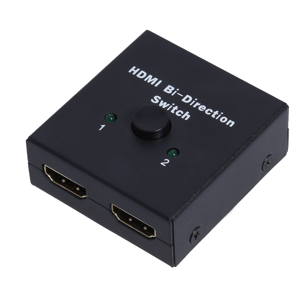 HDMI-compatible Switch / Switcher Bi-Direction 2 Port 2x1 v1.4 support 4k x 2k, 501 Original
HDMI-compatible Switch / Switcher Bi-Direction 2 Port 2x1 v1.4 support 4k x 2k, 501 Original