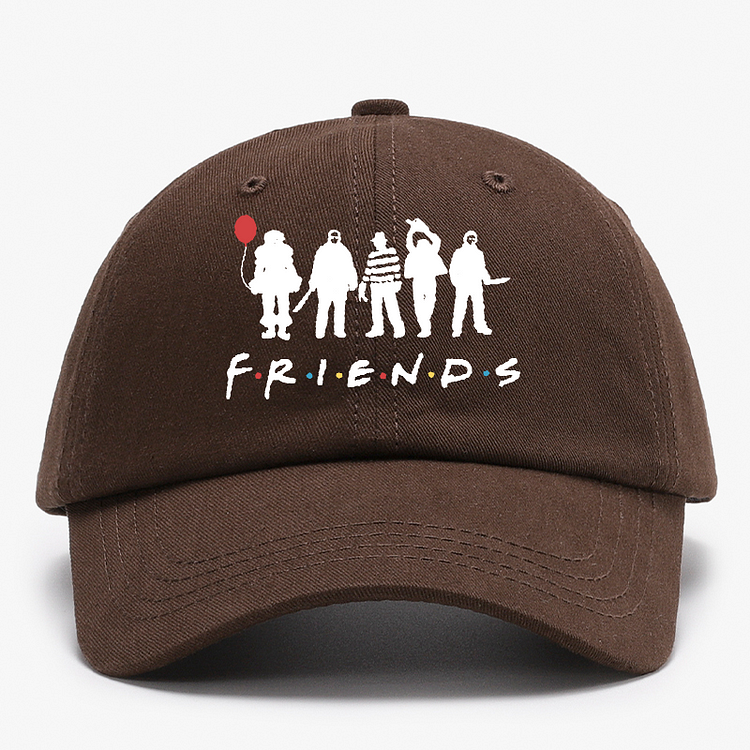 Halloween Horror Friends Funny Baseball Hat