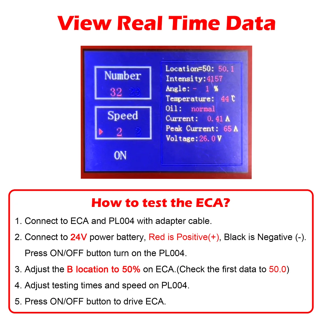 WOYO PL004 For Scania ECA Tester Electric Clutch Actuator Tester Tool Module Test Bench Repair Manual Offline Testing Tool