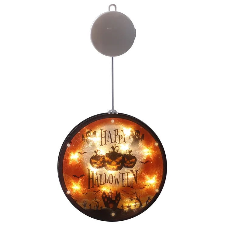 Halloween Hanging LED Lamp Ornament Sucking Disck Night Light Home Decor