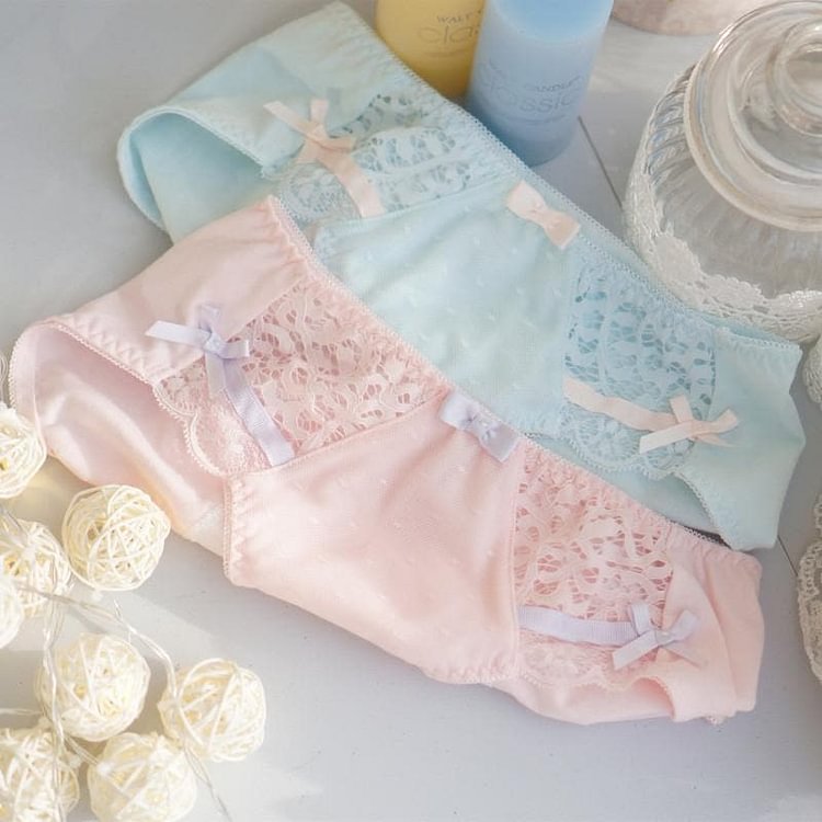 Pink/Blue Elegent Lace Undies SP164921