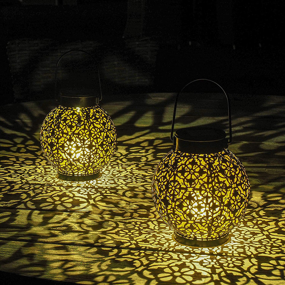 LED Solar Lamp Metallic Hollow Lantern Outdoor Light Garden Hanging Lamps, 501 Original
LED Solar Lamp Metallic Hollow Lantern Outdoor Light Garden Hanging Lamps, 501 Original
