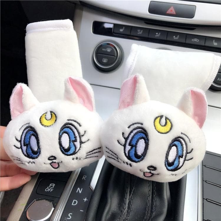 White/Pink/Blue Sailor Moon Car Hand Brake Cover SP13679