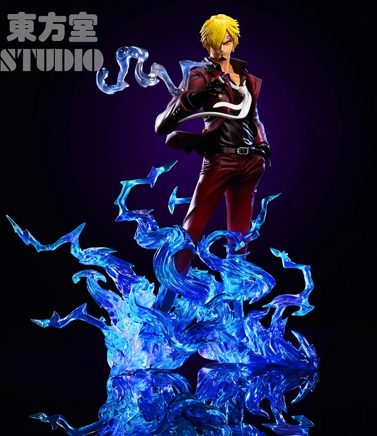 Dongfangshi Studio One Piece Ifrit Jambe Sanji With Led Statue Gk