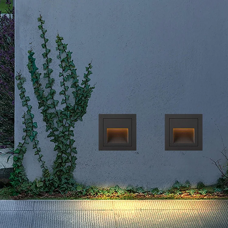 Outdoor LED Waterproof Embedded Step Lights for Stair Courtyard Aisle - Appledas
