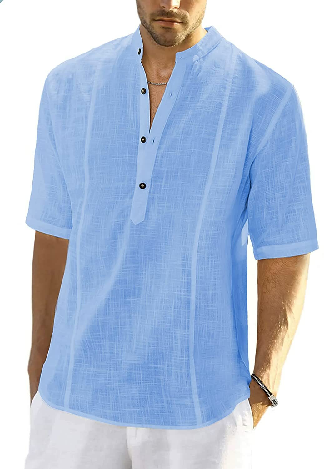 Effortless Style: Pure Linen Short Sleeve Shirt, a Must-Have for Comf –  AddysForMen®️ - The Official Online Store