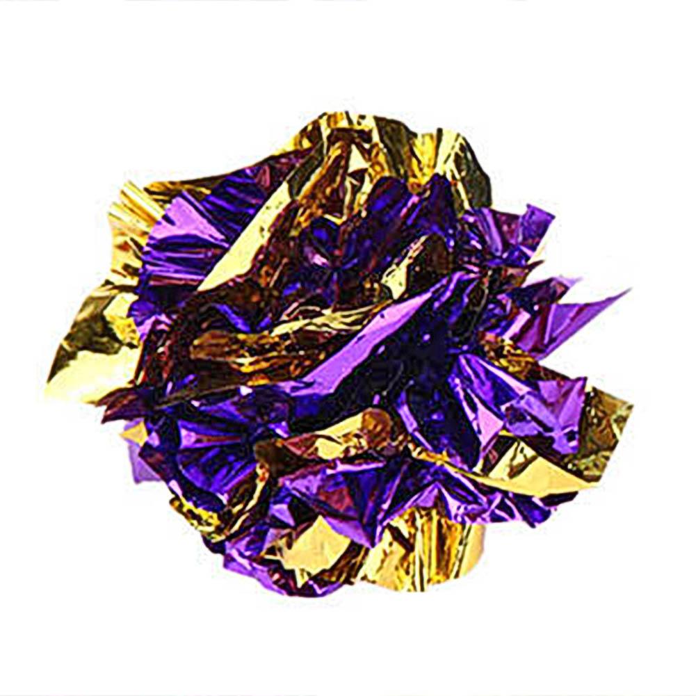Pet Cat Toy Colorful Ring Paper Shiny Crinkly Ball Kitten Interactive Toys, 501 Original
Pet Cat Toy Colorful Ring Paper Shiny Crinkly Ball Kitten Interactive Toys, 501 Original