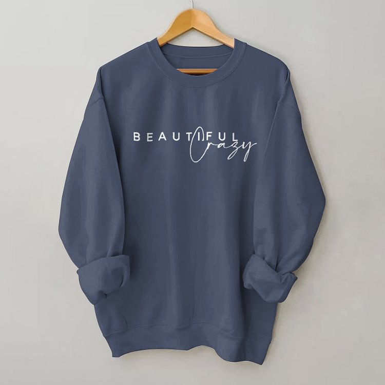Comstylish Beautiful Crazy Long Sleeve Casual Sweatshirt