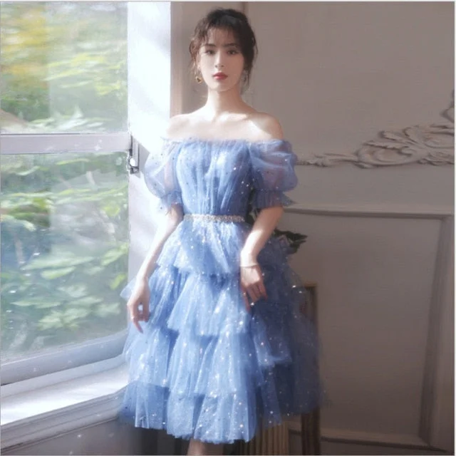 Fairy Tube Top Princess Prom Dress BE679