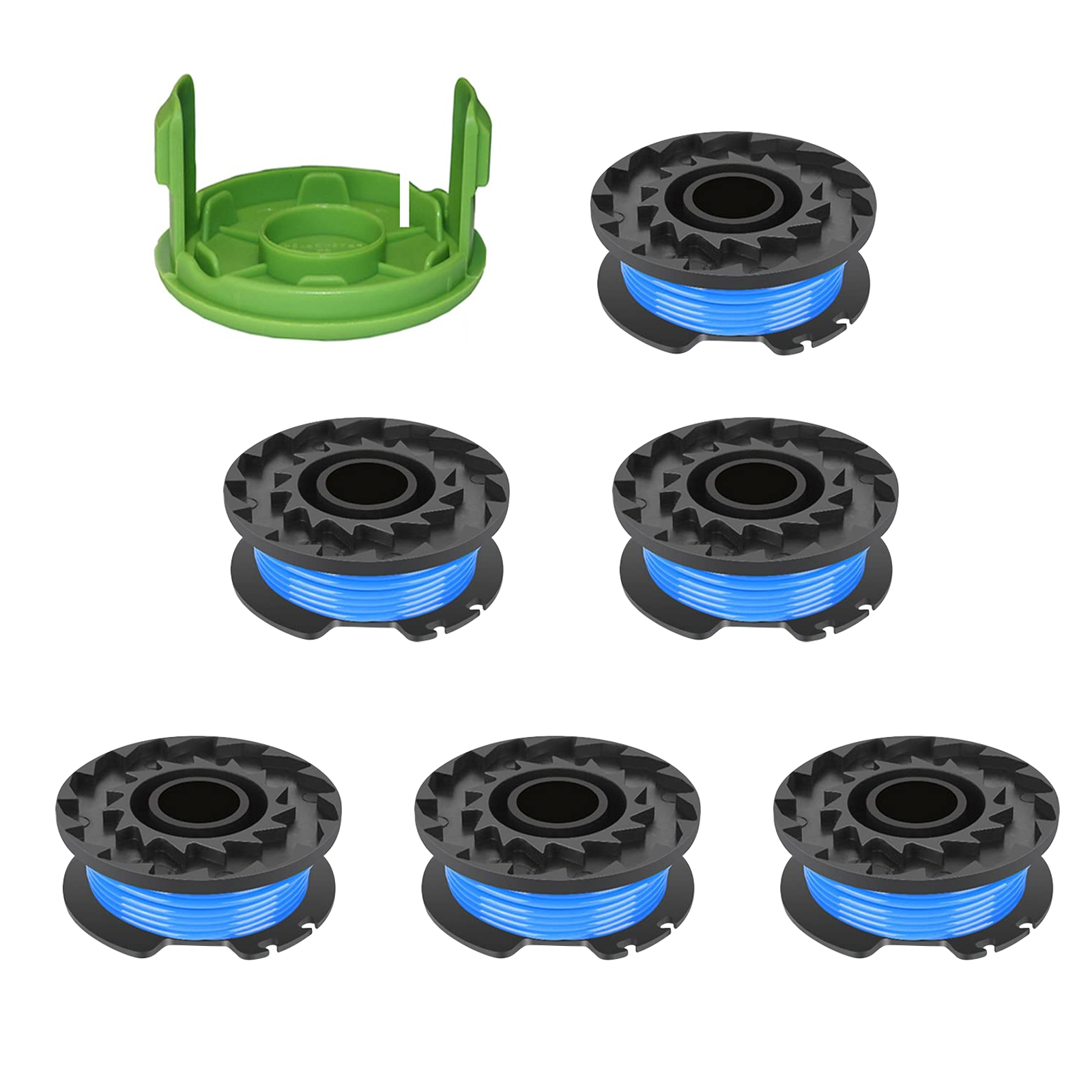 Line String Trimmer Spool 7pcs 0.065 inch Weed Eater Spool for Greenworks, 501 Original
Line String Trimmer Spool 7pcs 0.065 inch Weed Eater Spool for Greenworks, 501 Original