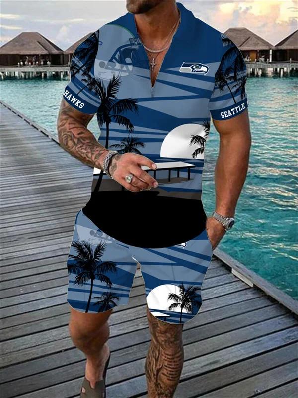 Seattle Seahawks
Limited Edition Polo Shirt And Shorts Two-Piece Suits