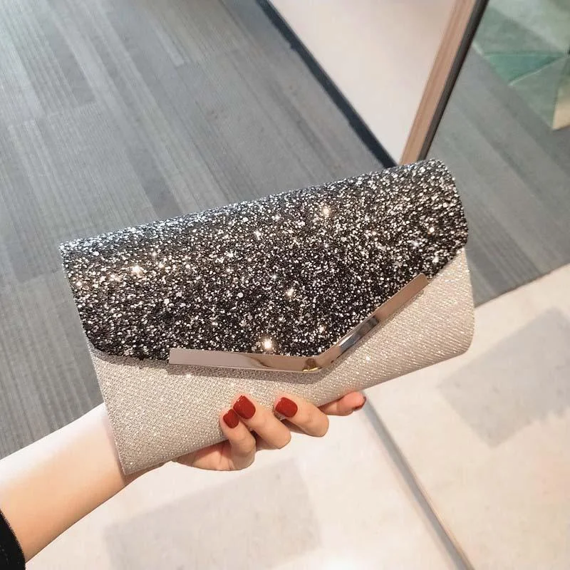 Reflective Sequins Party Wedding Banquet Cosmetic Bag
