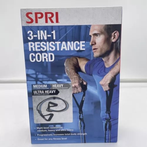 pornhint Pornhint SPRI 3-IN-1 Resistance Tubes Medium Heavy Ultra Heavy Workout Sport Bands New