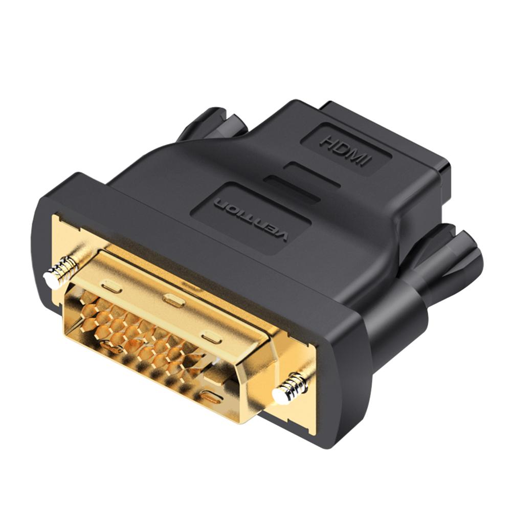 Vention DVI to HDMI-compatible Converter 24+1 Male to Female 1080P HDTV Connector, 501 Original
Vention DVI to HDMI-compatible Converter 24+1 Male to Female 1080P HDTV Connector, 501 Original
