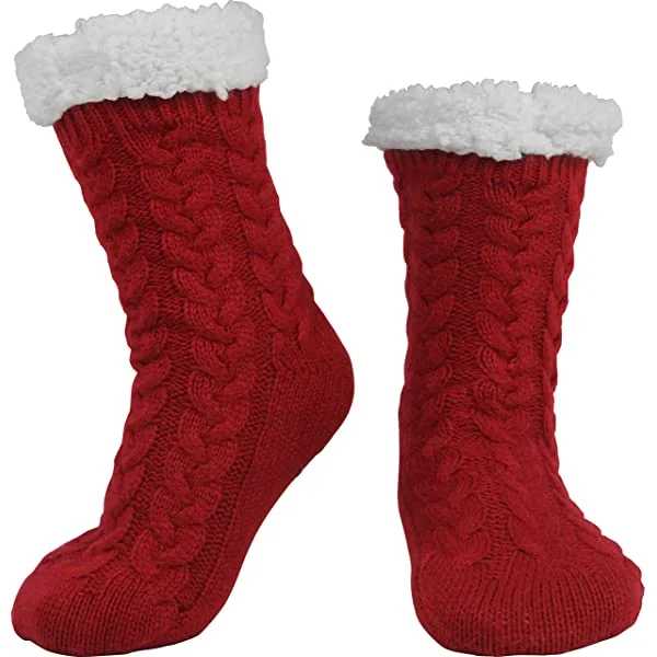 Women Winter Thick Slipper Socks amazon Stunahome.com