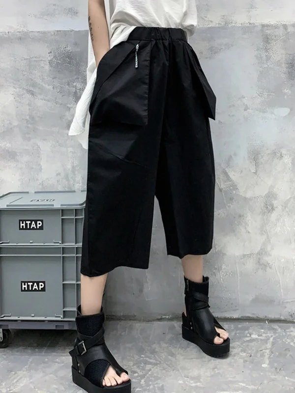 Cool Girl Elasticity Roomy Wide Leg Pants