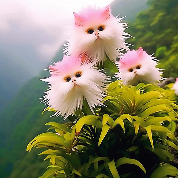 Gorgeous Plants🔥Maine Coon Cat - Flower Seeds-Pink🎉Cat's eye dazzle