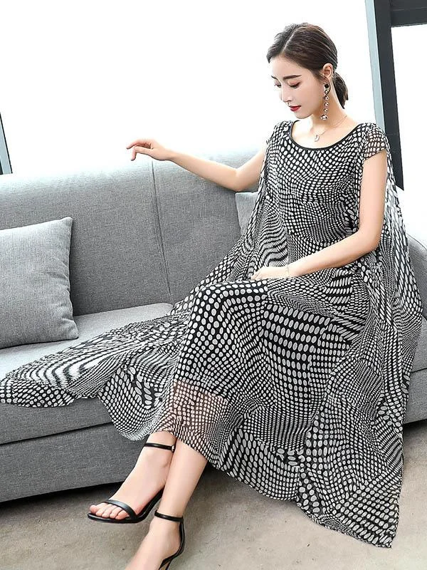 Polka-Dot Korea Style Dress