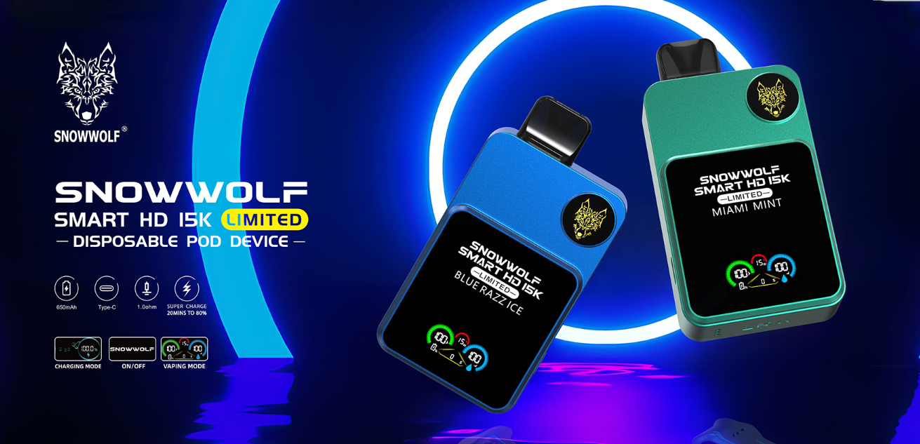 SNOWWOLF Smart HD vs. ATVS Warship: Best Disposable Vape? CTYVape