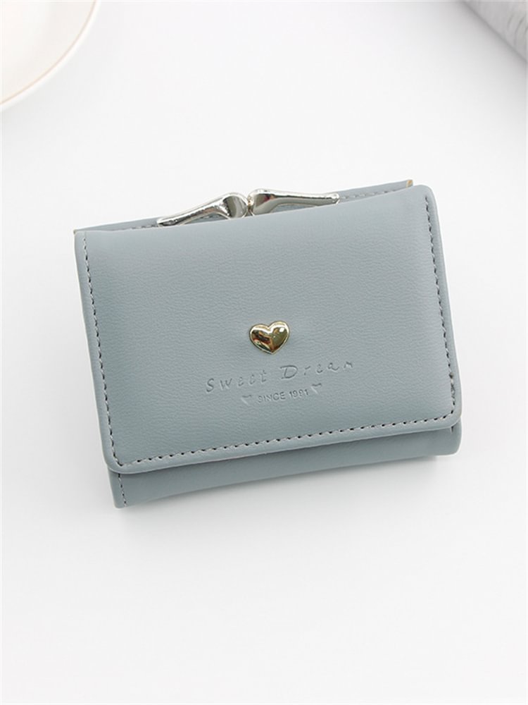 Comstylish Vintage Heart Studded Utility Mini Purse