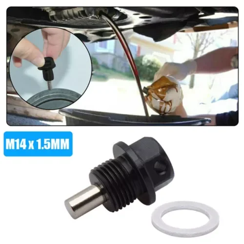 Dronehint M14x1.5MM Engine Magnetic Oil Drain Plug Screw Nut Bolt Oil Drain Sump Nut Parts (For: BYD) Parts