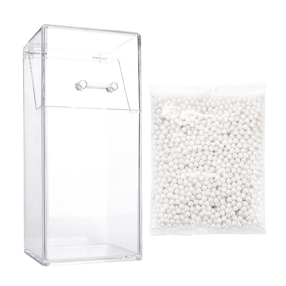 Rectangle Plastic Clear Makeup Brush Storage Box Bucket Holder with Cover, 501 Original
Rectangle Plastic Clear Makeup Brush Storage Box Bucket Holder with Cover, 501 Original