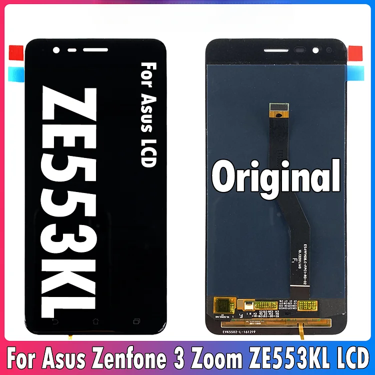 Original For Asus Zenfone 3 Zoom ZE553KL LCD Display Touch Screen Digitizer Assembly For Asus Z01HD Z01HDA ZE553 LCD Replacement