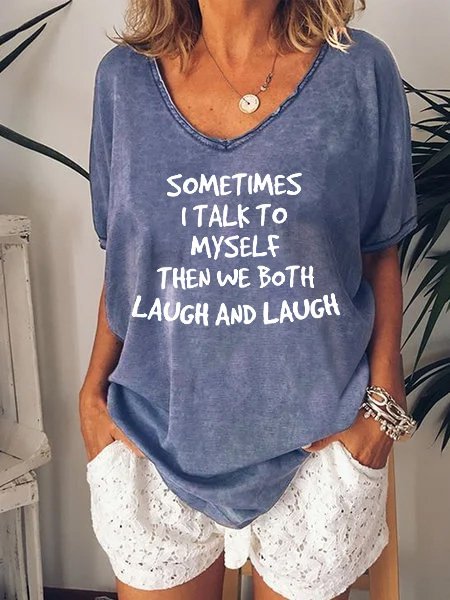 Bestdealfriday Sometimes I Talk To Myself Tee 11799465
