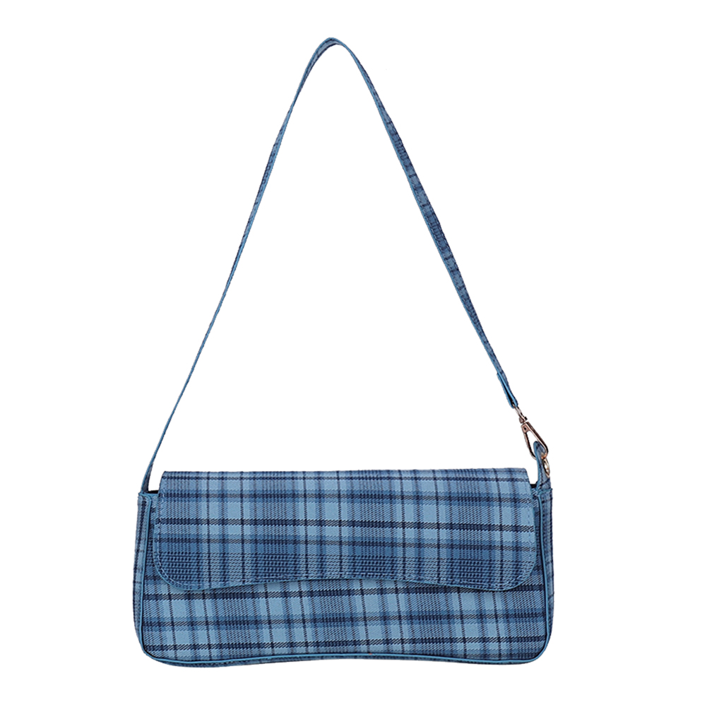 Vintage Plaid Women Handbag Tote Canvas Female Underarm Shoulder Bag -Blue, 501 Original
Vintage Plaid Women Handbag Tote Canvas Female Underarm Shoulder Bag -Blue, 501 Original