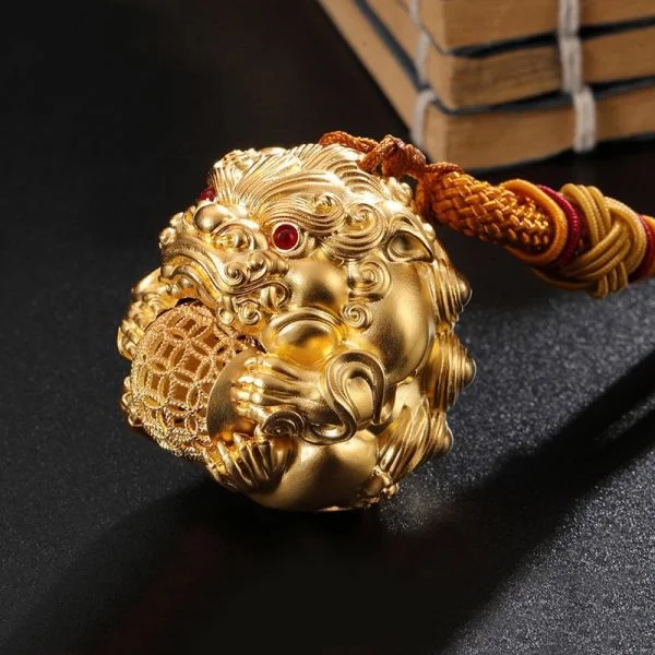 Gold Pixiu Wealth Rotatable Ornament