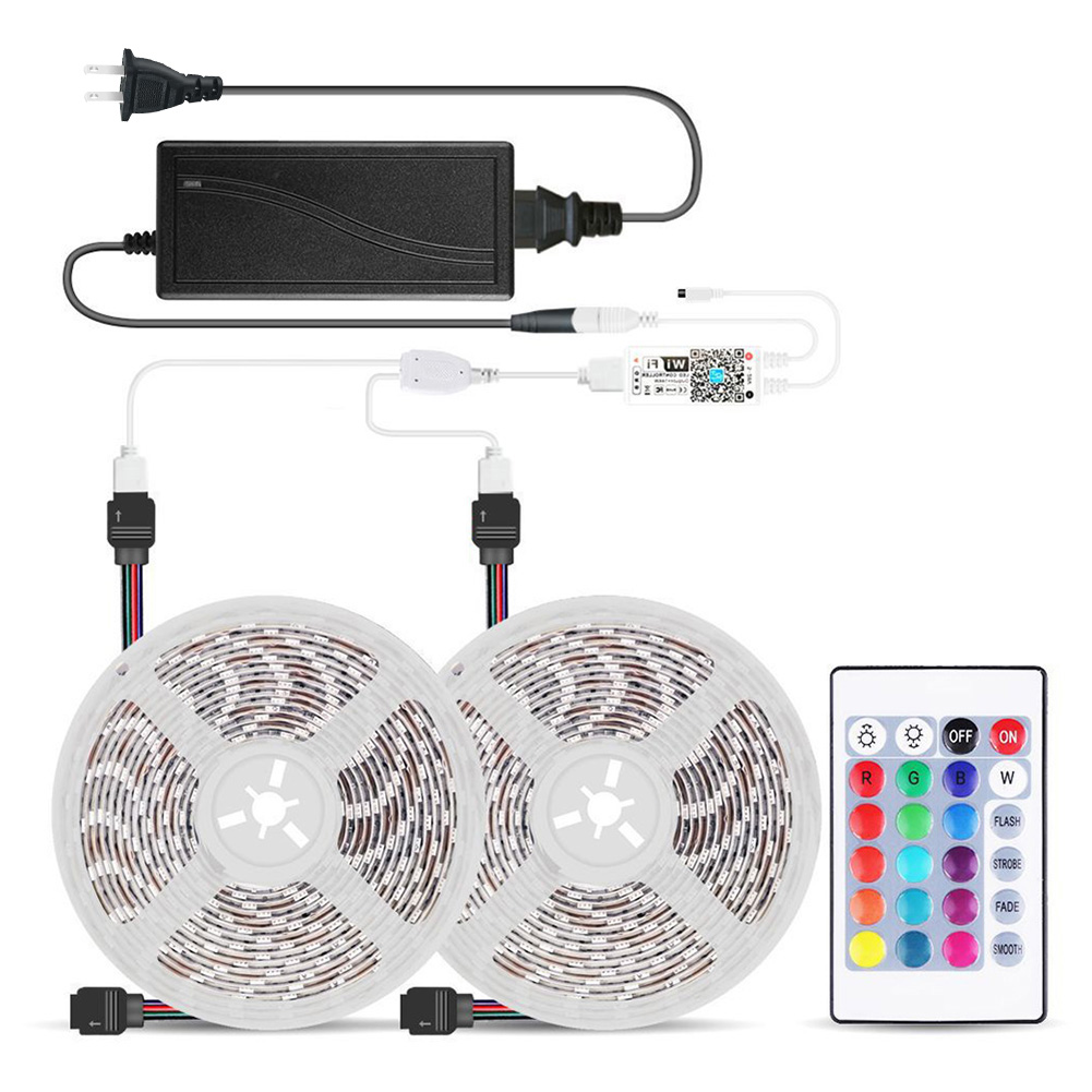 10m 5050 RGB LED Strip WiFi+Remote Control Flexible Tape-Night Light, 501 Original
10m 5050 RGB LED Strip WiFi+Remote Control Flexible Tape-Night Light, 501 Original